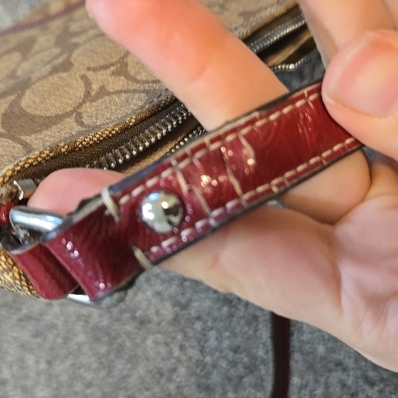 Vinyage Coach H1294-F18926 Crossbody Logo  Bag with Adjustable Strap - Picture 8 of 12